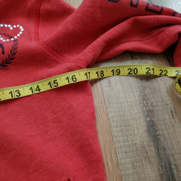 Pink Victoria Secret VS XS red collegiate collection hoodie U of A wildcats AZ - Picture 6 of 7
